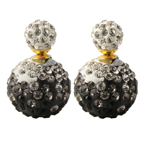 Double-Sided Disco Ball Earrings