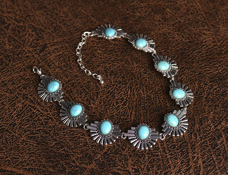 FREE Turquoise-Stone Boho Choker