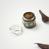 Chic Bohemian Ring Set