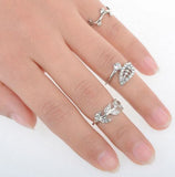 FREE Rhinestone Crystal Vine Rings