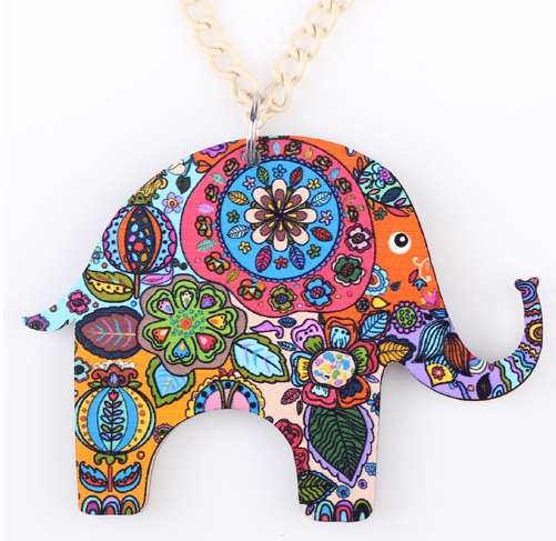 Elephant Pendant Necklace